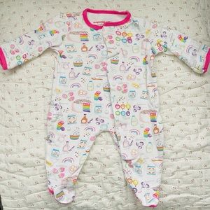 Magnolia Me footed onsie